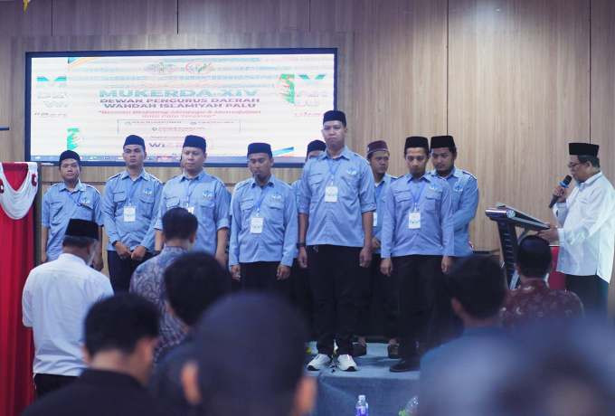 Mukerda XIV Wahdah Islamiyah Palu Tegaskan Sinergi Dakwah, Pengurus Periode 2026–2031 Resmi Dikukuhk