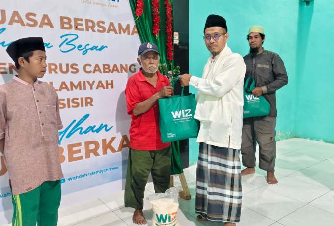 Di Perbatasan Ratolene–Tabalu, Wahdah Islamiyah Poso Pesisir Gelar Bukber dan Santunan
