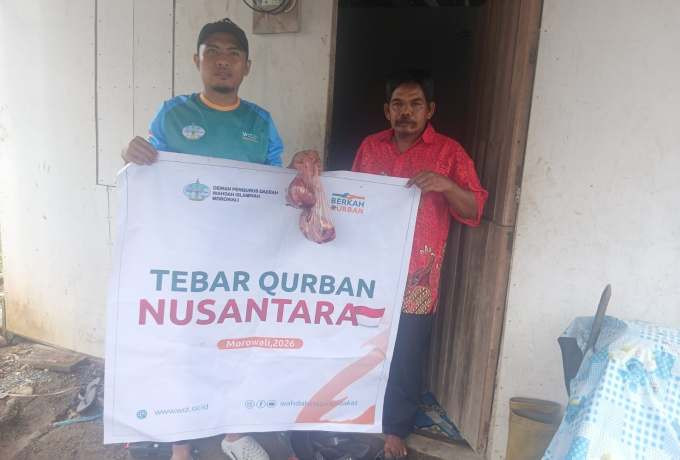 DPD Wahdah Islamiyah Morowali Sembelih 28 Sapi dan 2 Kambing, Distribusikan 1.743 Kg Daging Kurban