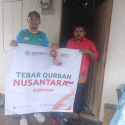 DPD Wahdah Islamiyah Morowali Sembelih 28 Sapi dan 2 Kambing, Distribusikan 1.743 Kg Daging Kurban