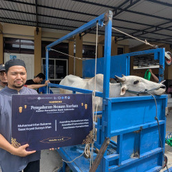 Profesional dan Bersertifikat, DPD Wahdah Islamiyah Palu Dipercaya Kelola Kurban BI Sulteng